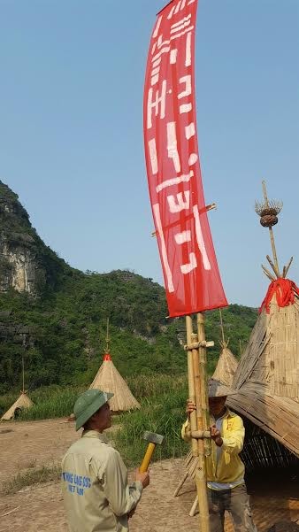 Từ hiện trường khôi phục phim trường trên Đảo Đầu Lâu - ảnh 4