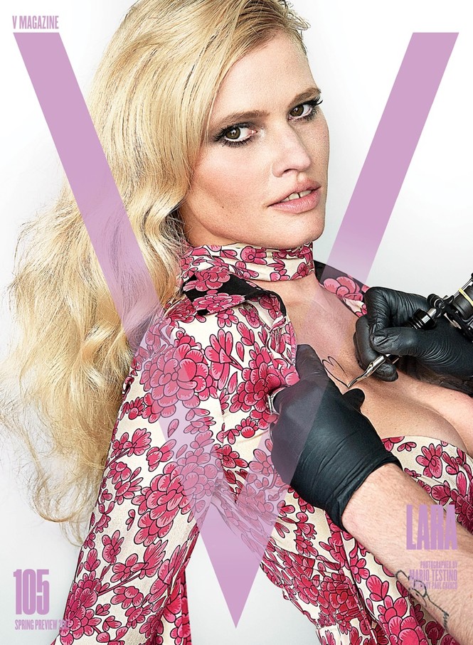 người mẫu,bộ ảnh,gợi cảm,nhiếp ảnh gia,Lara Stone,hình xăm,Amber Valletta,Carolyn Murphy, Kendall Jenner, hình xăm - ảnh 2