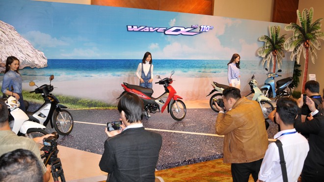 Honda Việt Nam trình làng mẫu xe Wave Alpha tiết kiệm nhiên liệu hơn - ảnh 3