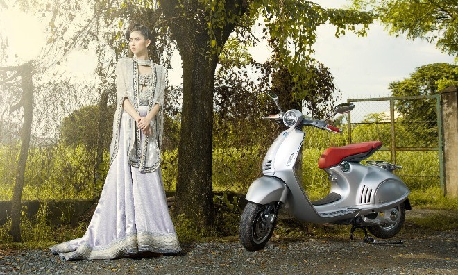 Mỹ nhân Việt kiêu sa bên siêu phẩm Vespa 946 Bellissima - ảnh 5