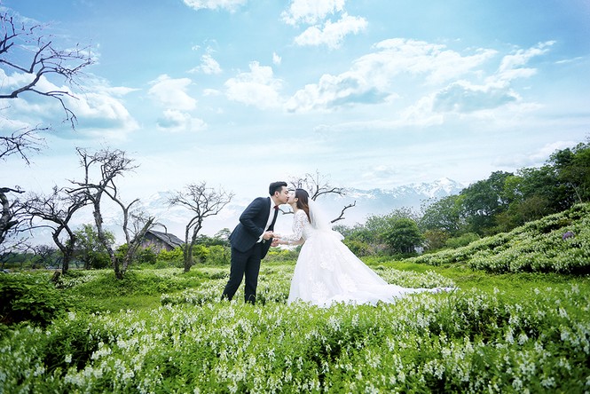 Ngắm bộ ảnh cưới của người đẹp thân thiện iMiss Thăng Long 2016 - ảnh 2