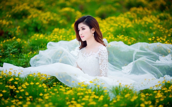 Ngắm bộ ảnh cưới của người đẹp thân thiện iMiss Thăng Long 2016 - ảnh 8