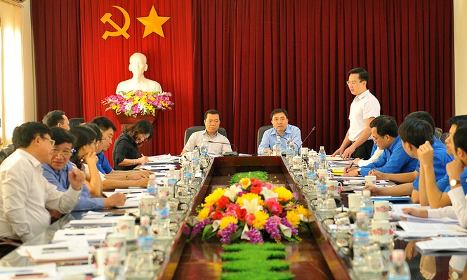 T.Ư Đoàn khảo sát mô hình cơ quan tham mưu giúp việc chung - ảnh 1