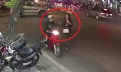 Cướp chạy xe máy giật điện thoại của cô gái đi bộ trên phố Hà Nội