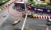Va chạm ở tốc độ 270 km/h, nữ tay đua 17 tuổi bị hất tung lên trời