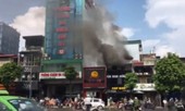 Cháy nghi ngút tại cửa hàng ăn uống trên phố Kim Mã