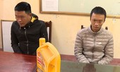 Bắt quả tang hai đối tượng ném chất bẩn vào nhà để đòi nợ
