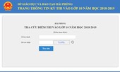 Hải Phòng chính thức công bố điểm thi vào lớp 10 năm 2018