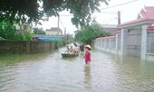 Nghệ An: Hồ đập đầy nước, thủy điện xả lũ sau bão