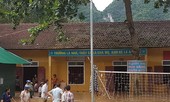 Sau mưa lũ, thầy trò miền núi Nghệ An lo âu ngày đến lớp