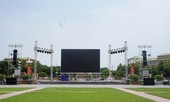 Dựng màn hình 'khổng lồ' ở quảng trường cho CĐV xem chung kết AFF Cup
