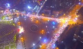 Người hâm mộ xứ Nghệ cuồng nhiệt bóng đá qua góc nhìn Flycam
