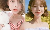 Xao xuyến nét dễ thương của cô nàng xứ Hàn ‘bản sao’ Angelababy