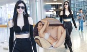 Siêu mẫu ngã sấp ở show Victoria’s Secret dáng miễn chê, eo nhỏ xíu