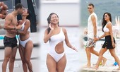 Nicole Scherzinger mặc áo tắm táo bạo, nồng nàn tình trẻ kém 13 tuổi
