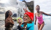 Thiên thần nội y mặc áo tắm du ngoạn ở vùng đất lạnh giá Iceland