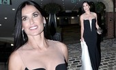 Minh tinh Demi Moore quyến rũ bất ngờ ở đám cưới Công chúa Anh