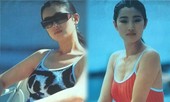 Ảnh Củng Lợi thời trẻ diện áo tắm đầy sức sống