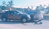Hai nhóm giang hồ tông ôtô vào nhau, rút súng hỗn chiến