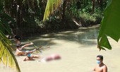 Khởi tố vụ người phụ nữ bị trói hai chân tử vong dưới ao