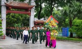 Bộ CHQS tỉnh Nghệ An dâng hương tưởng niệm anh hùng liệt sĩ