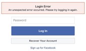 Người dùng Facebook sợ bị hack vì tài khoản bỗng nhiên đăng xuất