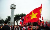 Nhìn gần 'chảo lửa' Mỹ Đình hừng hực giữa trời đông Hà Nội