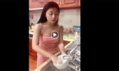 Sao Mai Thu Hằng nói gì về clip vừa rửa bát vừa hát gây ‘bão'?