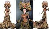 Thúy Vi giành giải Á quân trang phục truyền thống tại HH Châu Á-TBD