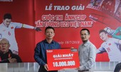 Trao giải cuộc thi ảnh, clip 'Ấn tượng U23 Việt Nam'