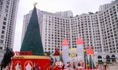 Cao ốc Hà Nội tràn ngập không khí Giáng sinh