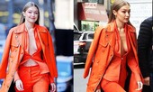 Không nội y, Gigi Hadid mặc vest 'thả rông' vòng 1 siêu gợi cảm