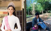 Hoa hậu Tiểu Vy ngồi công nông lên bản Nịu làm dự án nhân ái
