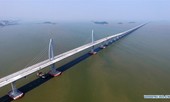 Toàn cảnh siêu cầu vượt biển dài nhất thế giới của Trung Quốc
