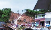 Hồ nước vỡ trong vụ sạt lở ở Nha Trang thi công trái phép