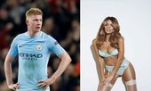 Siêu mẫu ‘bốc lửa’ tung ảnh nóng an ủi De Bruyne