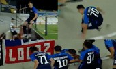 Sao Thụy Sĩ ngã ‘cắm đầu’ vì ăn mừng bàn thắng quá khích