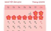 Chính thức trình đề xuất nghỉ Tết Âm lịch 2019 dài 9 ngày