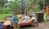 Gió lốc, sập nhà, 2 bà cháu tử vong