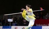 'Ngọc nữ' Wushu Dương Thuý Vi đoạt HCĐ ASIAD