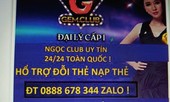 Công khai đổi tiền từ sòng bạc ảo