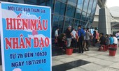 Hàng trăm người san sẻ giọt máu hồng giúp người bệnh