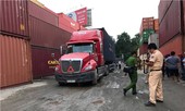 Xe container lùi cán chết người trong cảng hàng hoá ở Sài Gòn