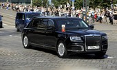 Siêu xe Kortezh của ông Putin lần đầu lăn bánh ở nước ngoài