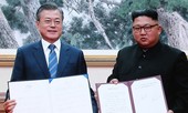 Tổng thống Moon – Chủ tịch Kim kí thoả thuận chung tại Bình Nhưỡng
