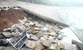 Sạt lở đê biển đe dọa nghiêm trọng di tích Vịnh Mốc