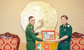 Sĩ quan trẻ Myanmar giao lưu thể thao tại Học viện Kỹ thuật Quân sự