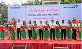Lễ khánh thành và bàn giao công trình ASXH Trường mẫu giáo Phú Vĩnh 2
