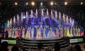 Clip thí sinh HHVN khoe sắc kiêu sa trong trang phục dạ hội