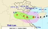 Đêm nay bão số 3 đổ bộ đất liền, gió giật cấp 10